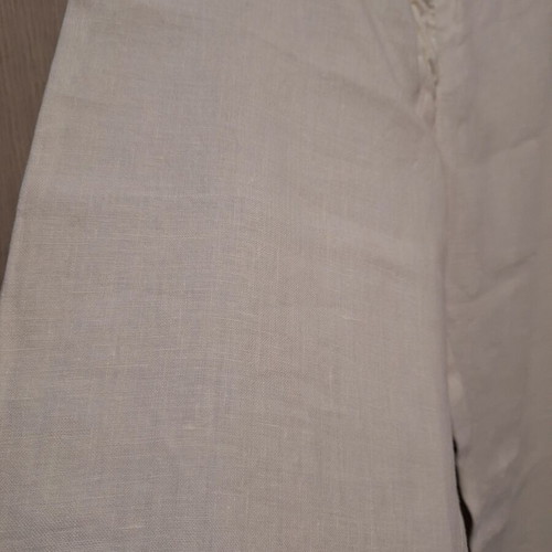 Tempo white linen straight leg pants like new, size M