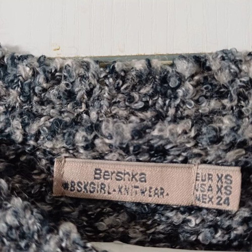 Bershka sweater xs grey like new