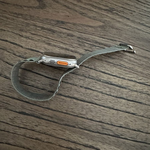 Apple Watch Ultra 1 with 4 original bands and chargers