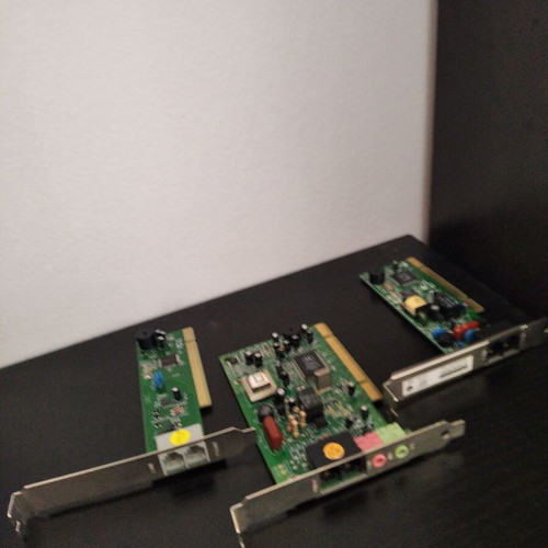 Modem card used, pack of 3 PCI 56 Kbps V.90
