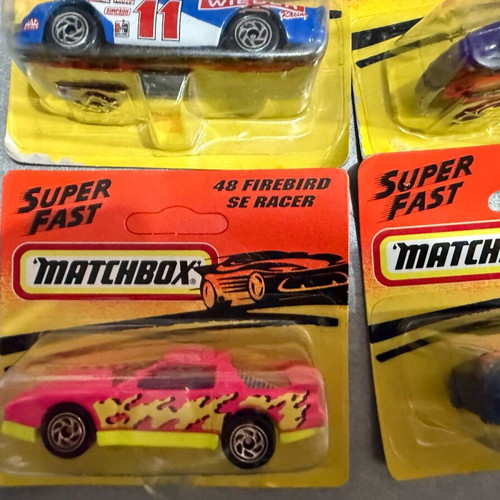 Matchbox SuperFast collectible 4 pieces new, carded