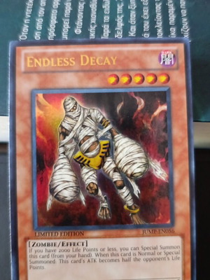 Yu-Gi-Oh Endless Decay JUMP card like new