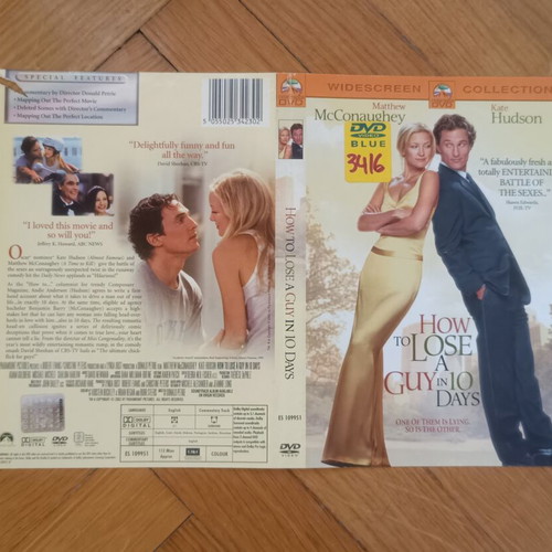 How to Lose a Guy in 10 Days DVD cover used
