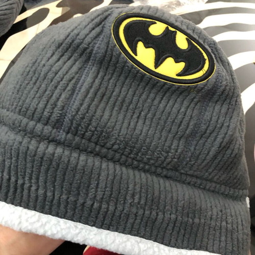Batman hat new with Batman logo, grey