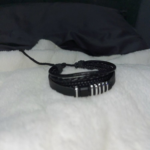Unisex bracelets 4 in 1, new, black