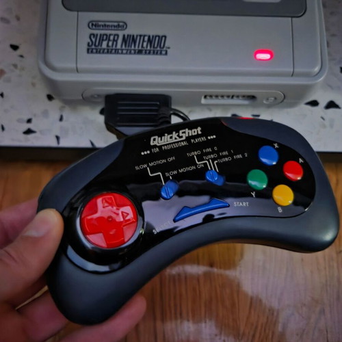 Quickshot QS-160 controllers for SNES Super Nintendo used, pack of 2