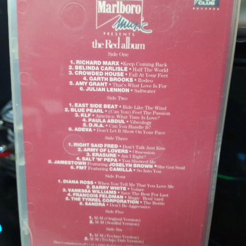 The Red Album three audio cassettes like new, 24 original super hits