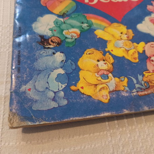 Panini Care Bears 1985 sticker album used with 5 missing stickers