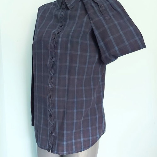 Zara Trafaluc cotton shirt with stonewashed effect, M-XL