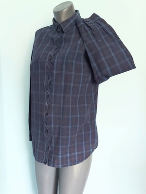 Zara Trafaluc cotton shirt with stonewashed effect, M-XL
