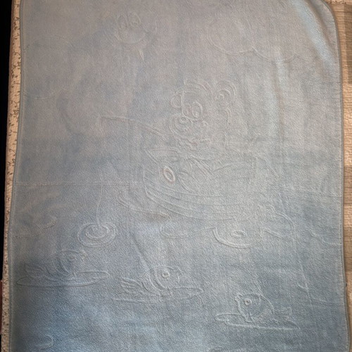 Velveteen Baby Crib Blanket like new 1.10x1.40 m