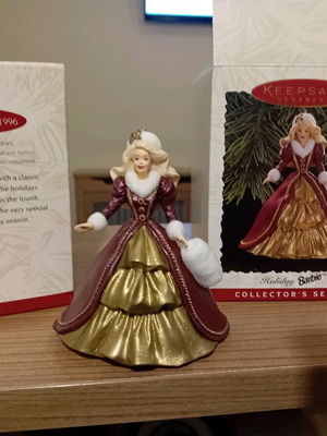 Barbie Keepsake 1996 new Holiday ornament in box