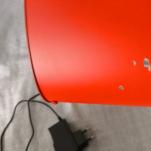 Design LED lamp used, red, modern style