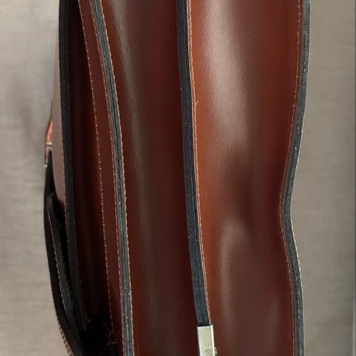 Leather bag brown like new, unused