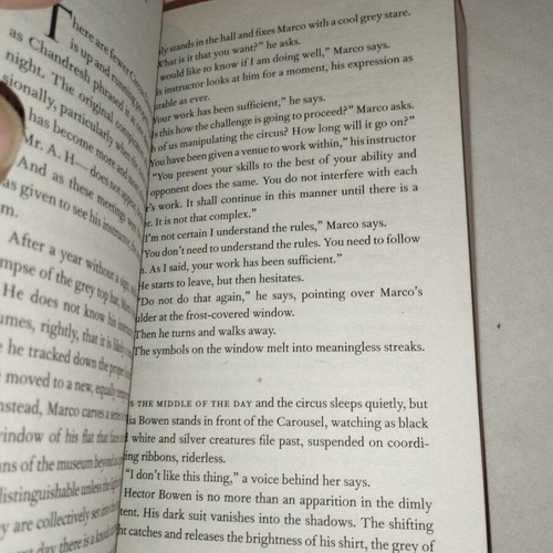 The Night Circus novel like new, English