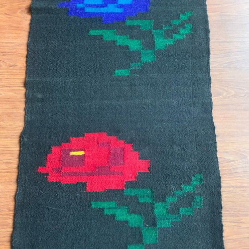 Handmade wool rugs new with traditional technique and vintage design