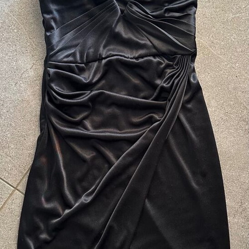 Ohpolly black mid-length dress size UK12 (M) like new