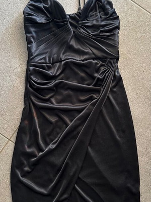Ohpolly black mid-length dress size UK12 (M) like new
