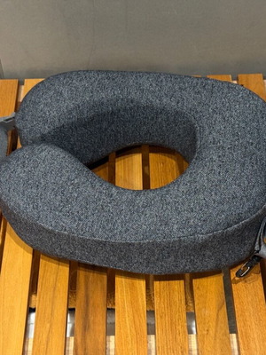 Memory foam neck pillow used