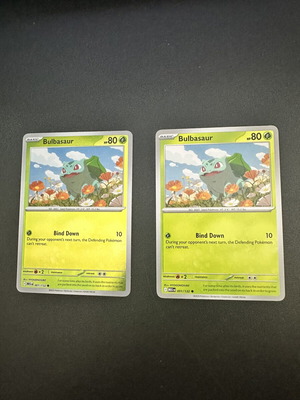 Bulbasaur Mega Evolution card 001/132, normal and reverse