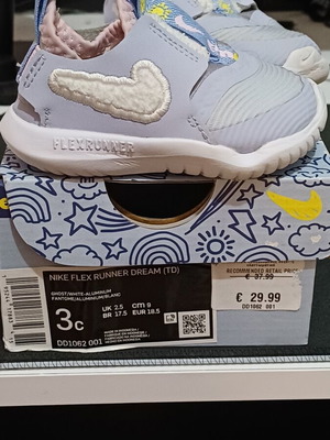 Nike Flex Runner Dream αθλητικά παπούτσια μέγεθος 18,5 σαν καινούργιο