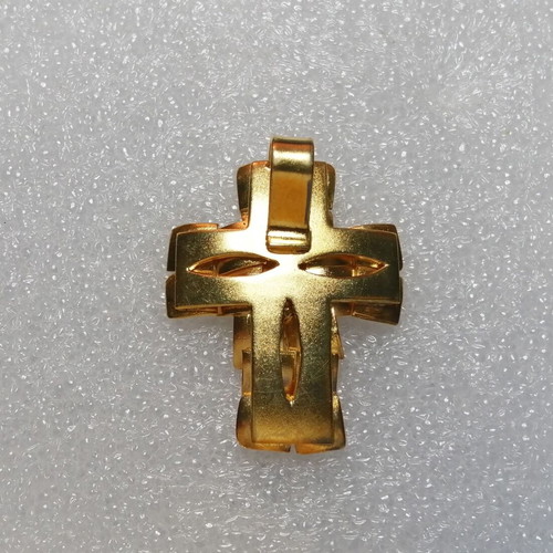 Silver 925 cross gold plated handmade new