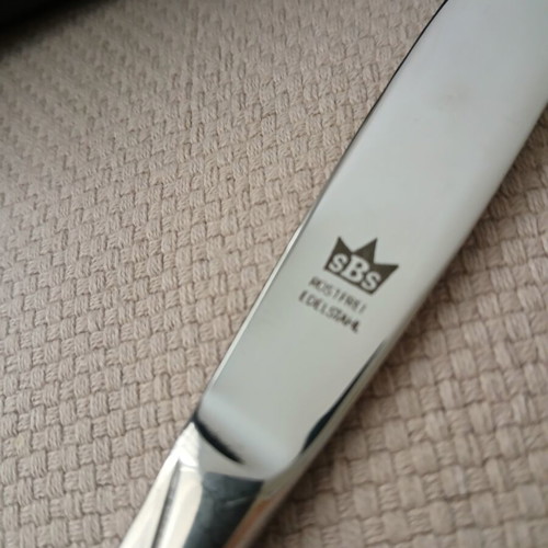 SBS Solingen 70-piece stainless steel cutlery set in case