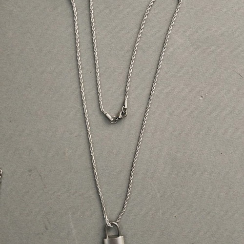 Men's stainless steel pendant with 316L chain new