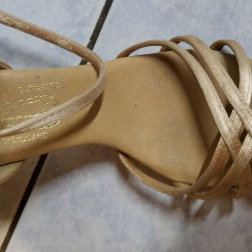 Freed of London handmade gold dance shoes size 37