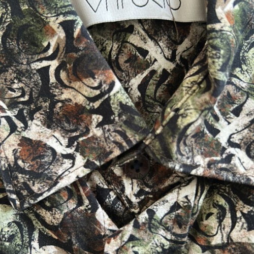 Vittorio Artist men's shirt like new, colorful size M