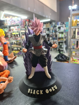 Black Goku 3D printed figure