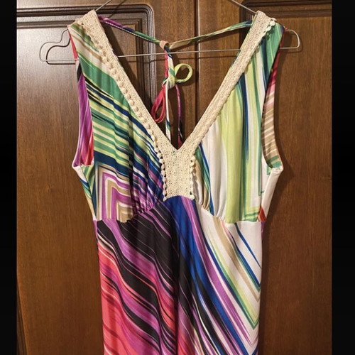 Summer dress like new, multicolored, one size