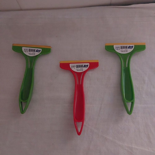 Mini plastic window scraper set of 3 pieces