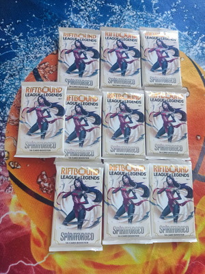 Riftbound League of Legends TCG booster packs new, set Spiritforged