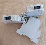 Siemens WD 40A 400V Vintage Rail Circuit Breakers Set of 3