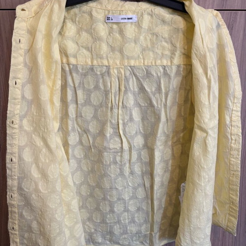 Sfera women's sleeveless shirt used, yellow, size Large