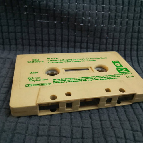 W.A.S.P self-titled cassette used, metal