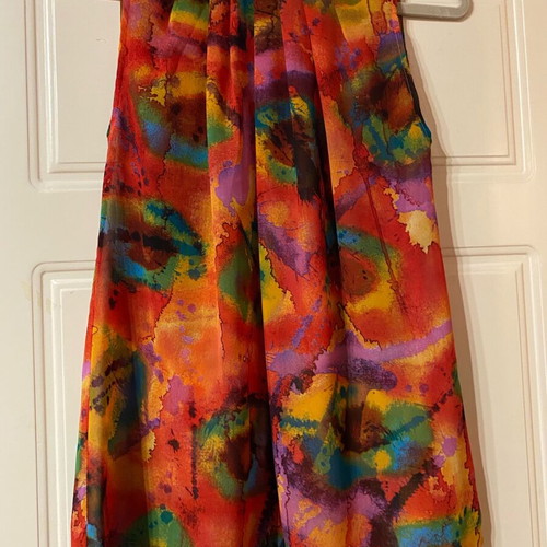 Anonima sleeveless women's blouse colorful like new
