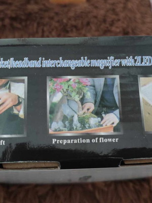 Γυαλιά μεγέθυνσης 5 επιπέδων με LED φως καινούργια