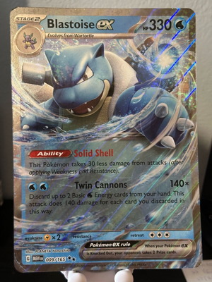 Blastoise ex Jumbo promo card new