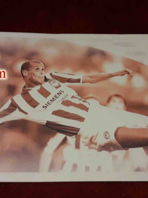 Olympiacos Rivaldo canvas poster new