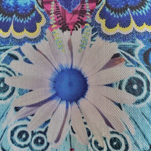 Desigual Lacroix Exeter mini dress new, colorful psychedelic pattern
