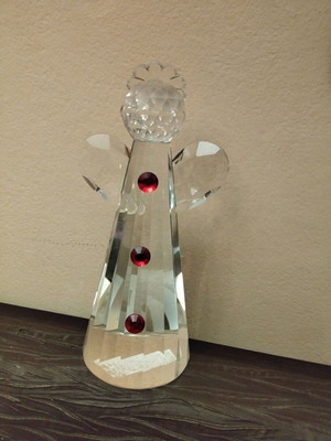 Ranoldi decorative crystal angel like new