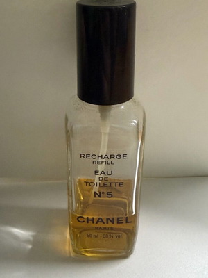 Chanel Recharge Refill Eau de Toilette N5 used 50 ml