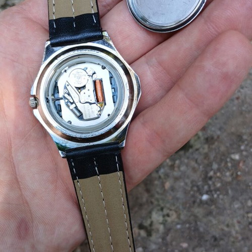 Men in Black MIB watch used, black and silver