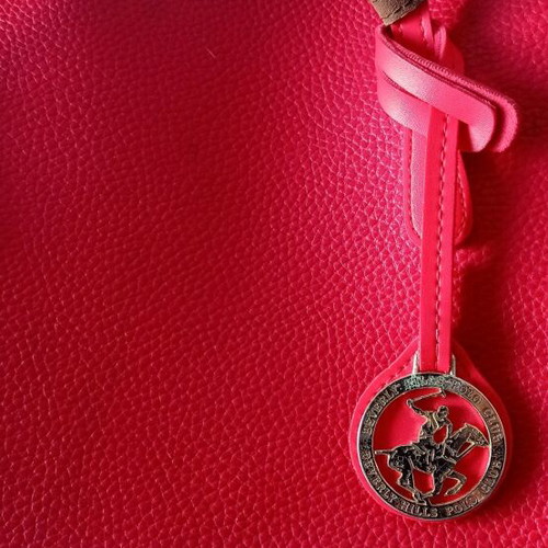 Beverly Hills Polo Club large shoulder bag like new, dark red