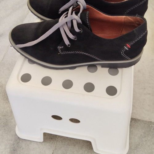 Carlo Pachini women's suede pumps size 39 used, black and grey