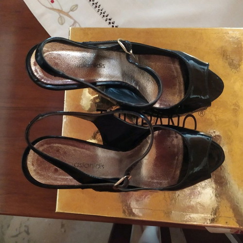Aslanidis sandals size 37 like new, heel height 11.5cm