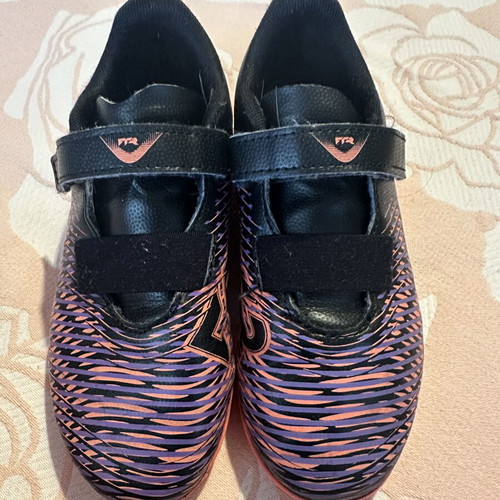 Puma football shoes size 30 like new, black multicolor