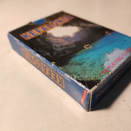 Kefalonia playing cards like new, commemorative collection